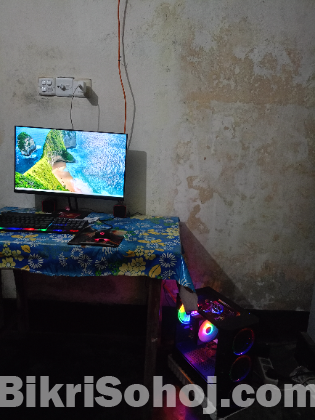 ডেস্কটপ কম্পিউটার ফুল সেট আপ।
